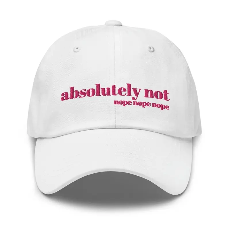 Absolutely Not Hat (Flamingo)